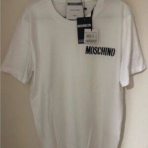 Moschino White Short Sleeve Tee